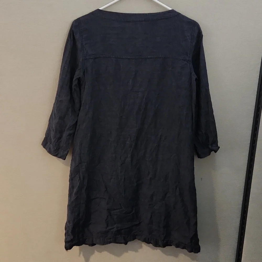 Eileen Fisher Linen Dress Size XXS - Picture 5 of 14